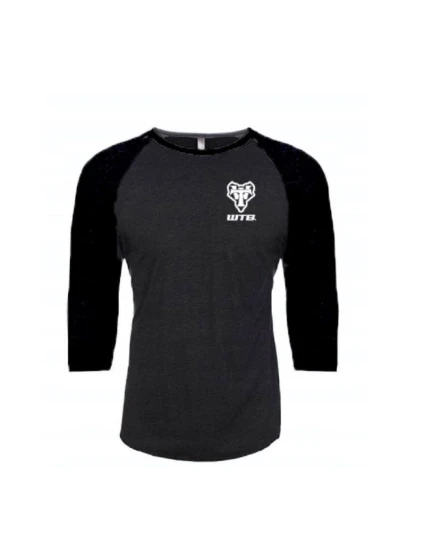 WTB RAGLAN tričko s dlhým rukávom sivé čierne L
