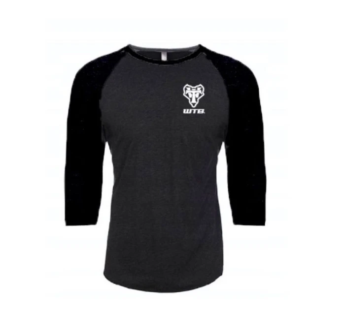 WTB RAGLAN tričko s dlhým rukávom sivé čierne L