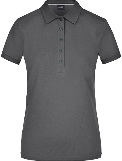Daiber JN 707 Dámske polo tričko z pima piqué 02.0707 carbon Daiber JN 707 Dámske polo tričko z pima piqué 02.0707 carbon