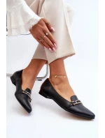 Kožené s ozdobou Černé model 21646091 - Zazoo