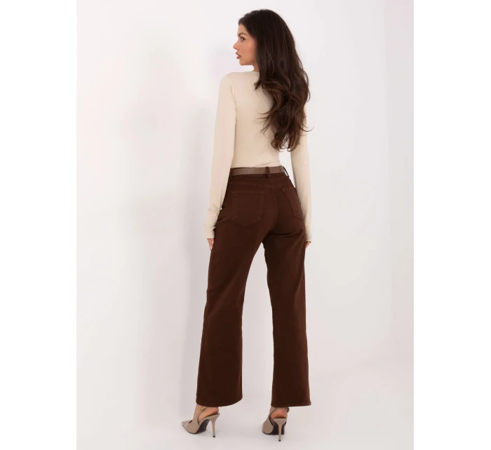 Spodnie jeans SP brązowy model 21776349 - FPrice Spodnie jeans SP brązowy model 21776349 - FPrice