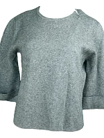 Dámsky sveter na rukávoch zdobený perličkami - Gemini