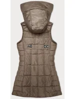 Dámska mikina s kapucňou S'West Dark Beige (B8225-12)