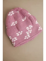 Dámská zimní čepice z vlny s krystaly model 21750426 grafitová - K-Fashion Dámská zimní čepice z vlny s krystaly model 21750426 grafitová - K-Fashion