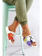 Gumové pantofle s potiskem Bílý model 21575280 - Boto