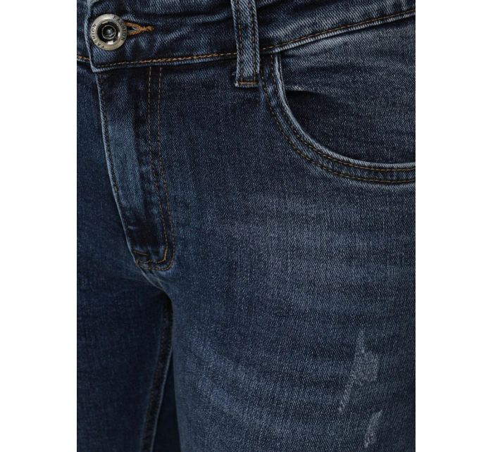 Pánske modré slim fit džínsy FashionStreet UX3457