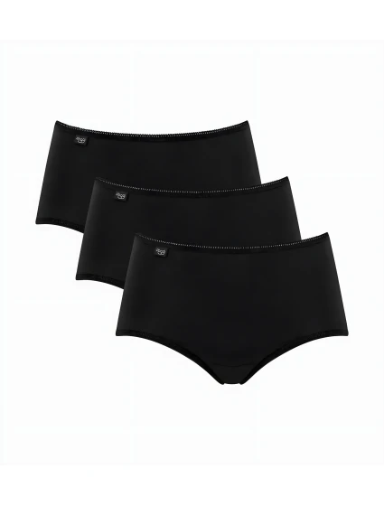 sloggi 24/7 Cotton Midi C3P - BLACK - SLOGGI BLACK - SLOGGI sloggi 24/7 Cotton Midi C3P - BLACK - SLOGGI BLACK - SLOGGI