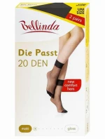 ponožky 2 páry DIE SOCKS 20 DEN černá model 15437140 - Bellinda