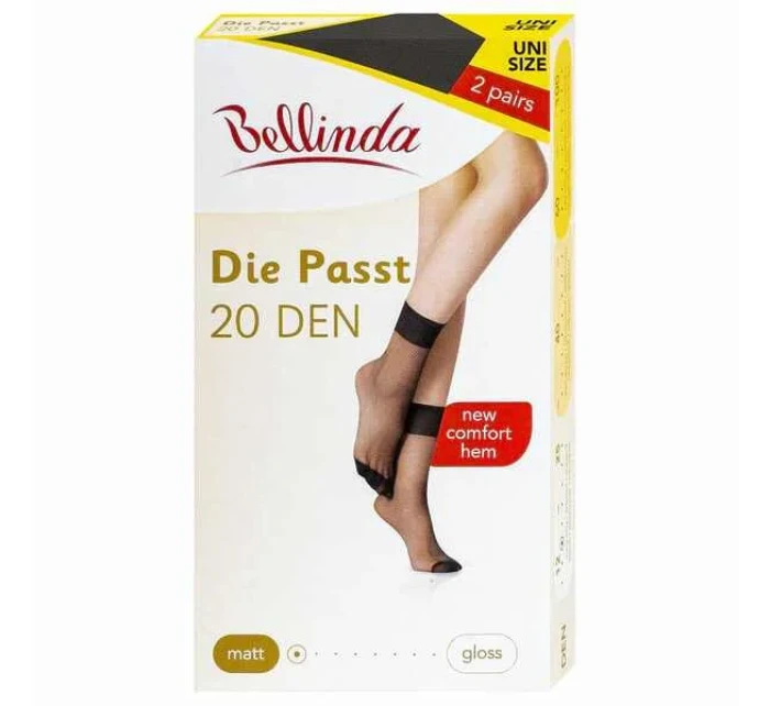 ponožky 2 páry DIE SOCKS 20 DEN  černá model 15437140 - Bellinda