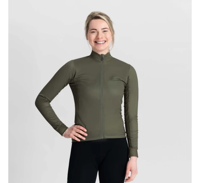 Rogelli dámsky dres s dlhým rukávom CORE green L