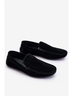 Pánské klasické semišové mokasíny Černe model 21613193 - EVENTO Pánské klasické semišové mokasíny Černe model 21613193 - EVENTO