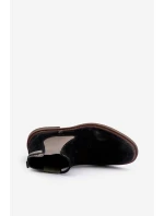 Semišové Boty Chelsea Pánské Big Star model 21671565 Černé - Big Star Shoes