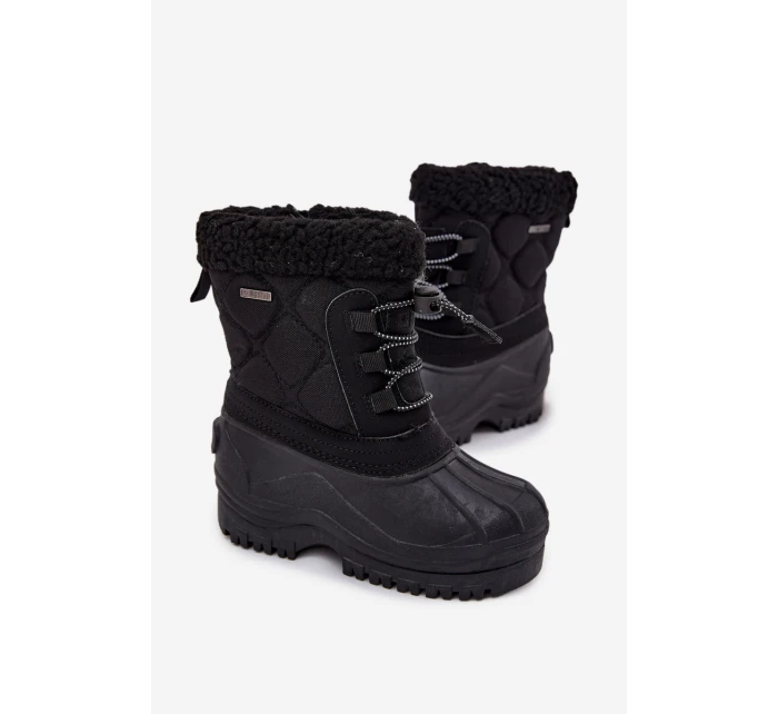 Zateplené dětské sněhule na zip Big Star model 21705995 Černé - Big Star Shoes