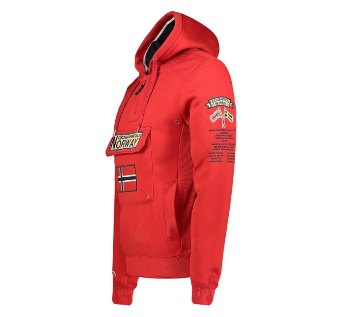 Pánska mikina WY10089H/GN Red - Geographical Norway