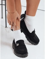 Dámské černé semišové mokasíny Dstreet model 21992455 - FashionStreet