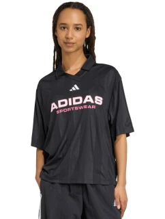 Dámské tričko Tiro Polo černé model 21465373 - ADIDAS