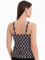 Tielko Alina - vrchný diel tankín 8876-1 black - RosaFaia