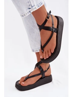 Dámské sandály na platformě Černé model 22038434 - Boto