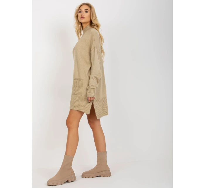 Dámsky sveter RV SW 7051 béžový