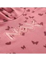Dětská mikina nax NAX ZIARDO dusty rose