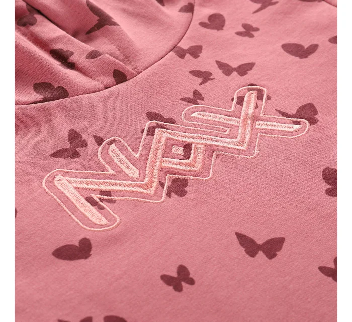 Dětská mikina nax NAX ZIARDO dusty rose