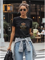 Dámske tričko There is only one queen black FashionStreet NX5035RY