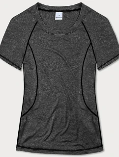 Dámské sportovní tričko Tshirt v grafitové barvě model 18433334 - MADE IN ITALY