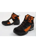 Aku pánska treková športová obuv Adapta Gore-tex kožená čierna oranžová