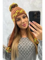 Dámská ušanka Nadia model 18751625 camel - K-Fashion