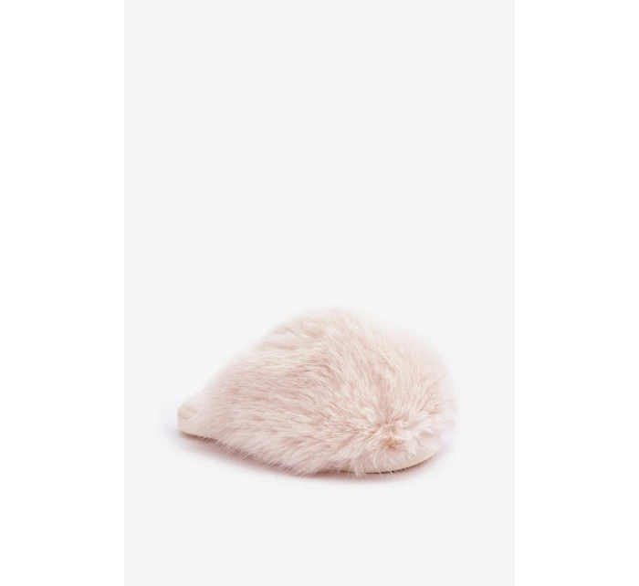 Dámské Pantofle Světle Béžové model 21681703 - Boto