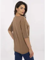 Blúzka CLM BZ 1700.88 svetlohnedá Blúzka CLM BZ 1700.88 svetlohnedá