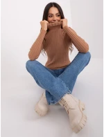 Jumper PM SW model 20742388 světle hnědý - FPrice Jumper PM SW model 20742388 světle hnědý - FPrice