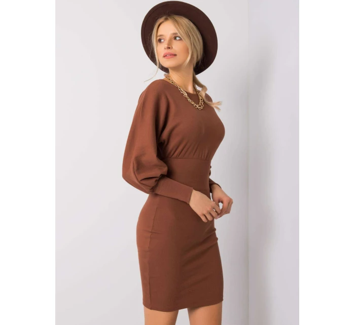 Šaty RV SK 6079.65 tmavohnedé