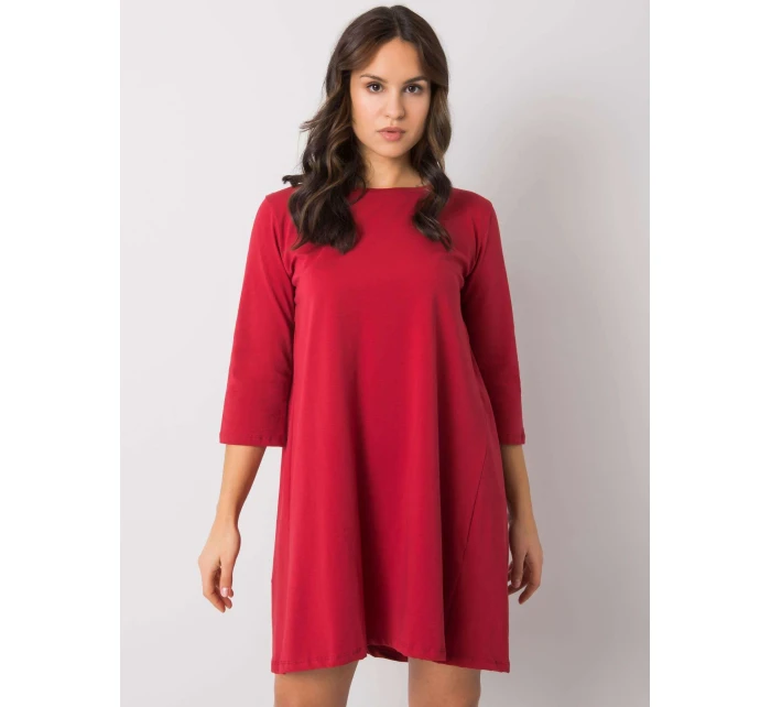 Šaty RV SK model 17293254 tmavě červená - FPrice