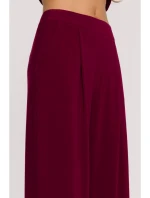 Souprava s topem a širokými kalhotami bordó model 21479337 - Moe