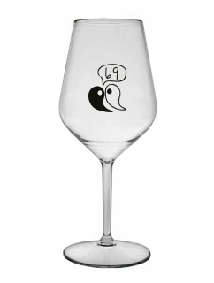 69 - čirá nerozbitná sklenice na víno 470 ml