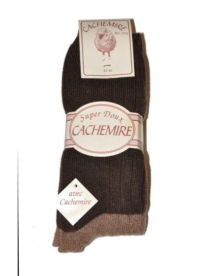 Pánske ponožky priľnú Cashmere 7703 A'2 43-46
