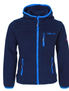 Detská vetrovka TrollKids Stavanger Jacket navy/light blue (706-110)