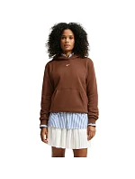 Dámská mikina Nike Studio Fleece Medium Weight, světle hnědá, IM8100 259