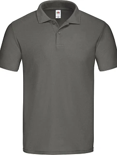 Original Polo Pánské piqué polo model 22449671 light graphite - Fruit of the Loom