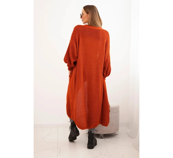 Dlhý sveter červený Dlhý sveter červený