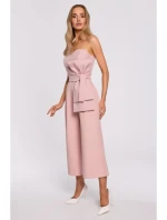 M571 Kombinéza bez ramienok - púdrová M571 Kombinéza bez ramienok - púdrová