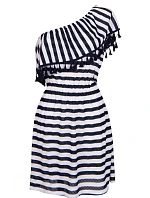 Dámske šaty Havana 49351 pruhované - Lisca
