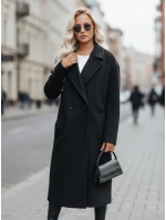 Dámsky prechodný oversize kabát čierny FashionStreet NY0764z