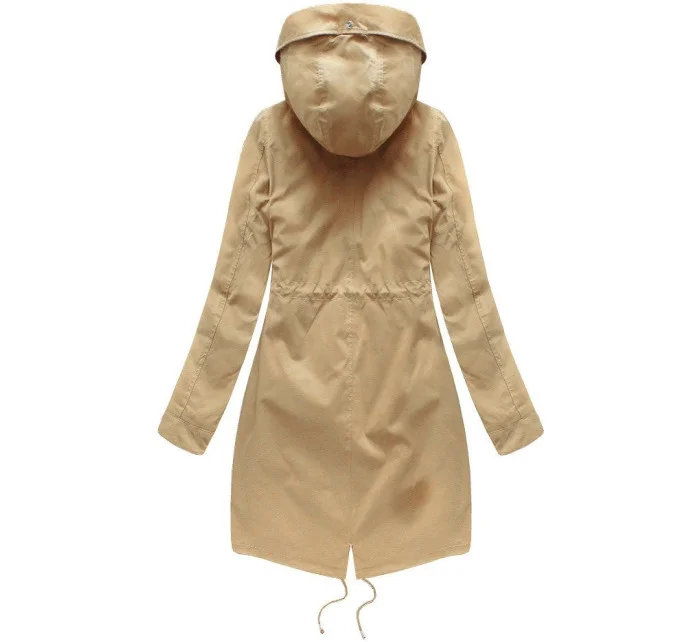 ZIMOWA DAMSKA PARKA Z I KAPTUREM BEŻOWA model 21242072 - Libland