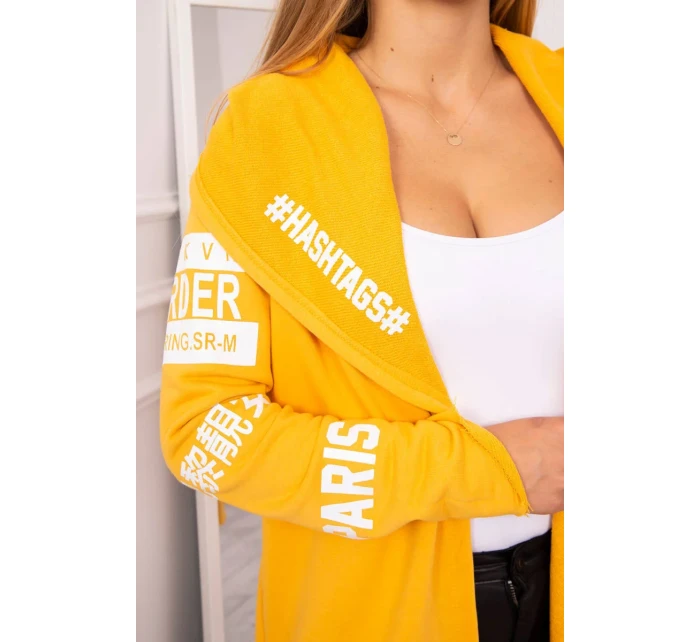 Plášť s model 18745350 nápisem - K-Fashion