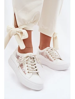 Dámske šnurovacie tenisky Lee Cooper LCW-26-44-4480 White