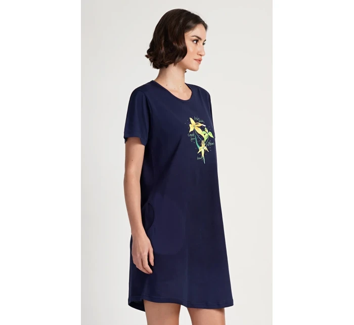 Dámske domáce šaty s krátkymi rukávmi Paula Dámske domáce šaty s krátkymi rukávmi Paula