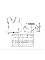 Piżama Donna Nicola 1/2 kr/r S-2XL Piżama Donna Nicola 1/2 kr/r S-2XL