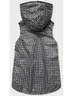 Obojstranná dámska vesta v khaki farbe (R8006)